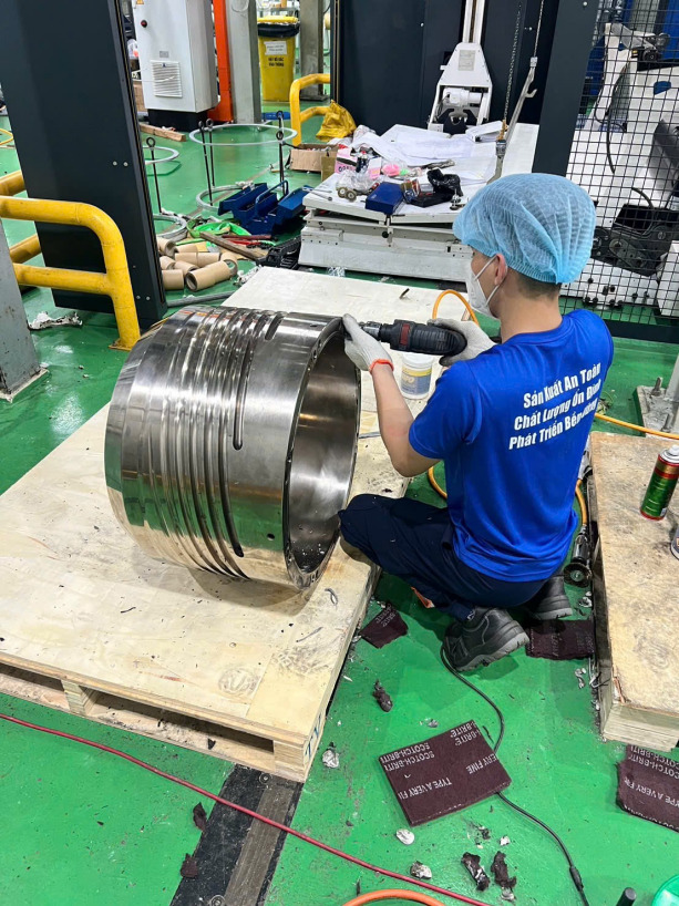 Bảo trì, tân trang đầu khuôn đùn màng thổi