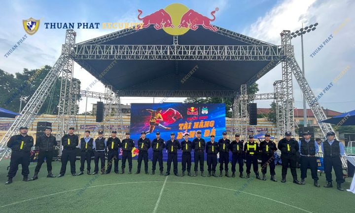 Bảo vệ sự kiện Tuyển chọn tài năng bóng đá của Red Bull và HAGL