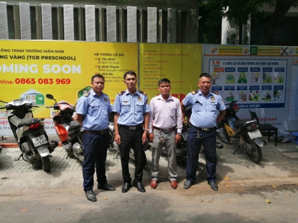 Bảo vệ công trường