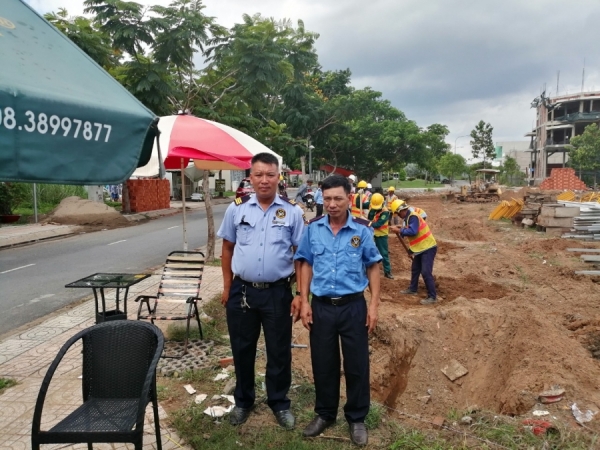 Bảo vệ công trường