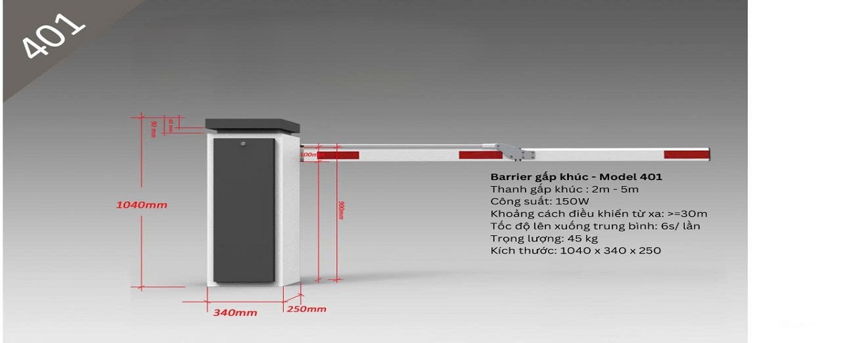 Barrier gấp khúc
