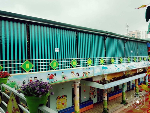 Bạt màn sáo thả