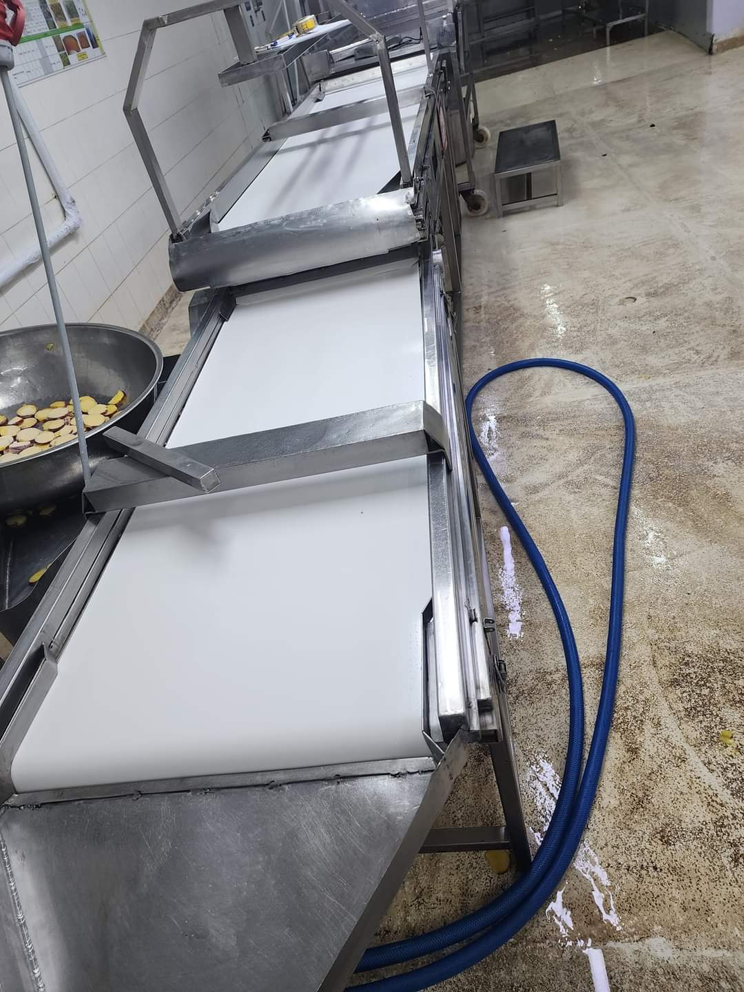 Bẫy từ trên băng tải rau củ quả