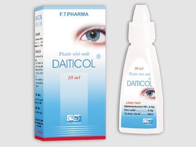Bao bì thuốc nhỏ mắt Daiticol
