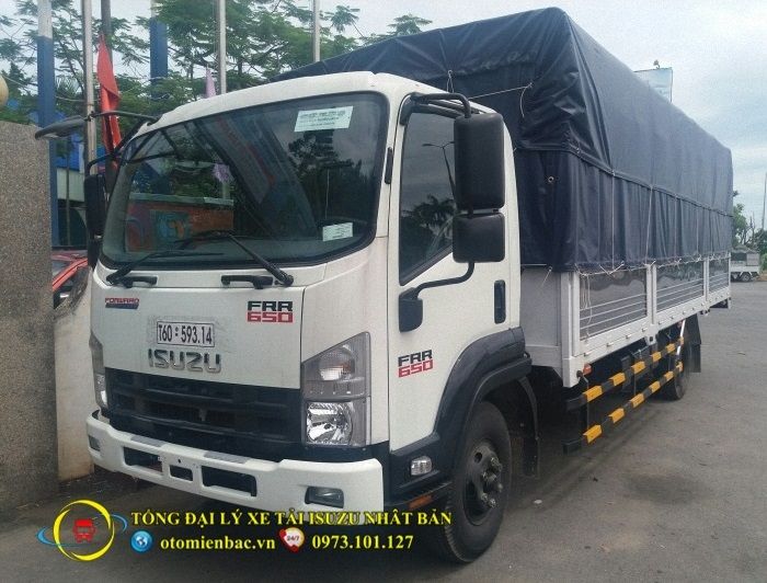 Xetải ISUZU 6,5 tấn thùng bạt
