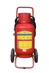 Bình chữa cháy bột có bánh xe
