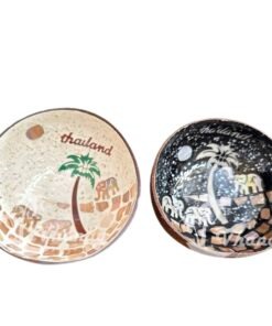 Bát dừa khảm trai Coconut Bowl cao cấp hình con voi