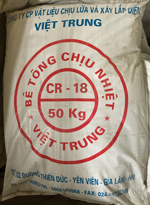 Bê tông chịu nhiệt CR-18