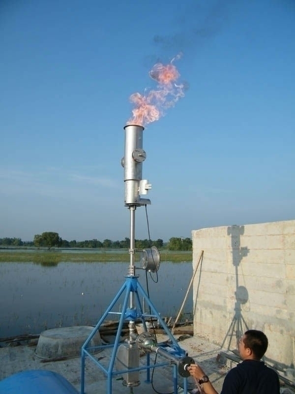Béc đốt khí Biogas dư