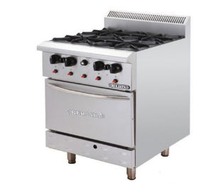 Bếp Âu 4 họng kèm lò nướng