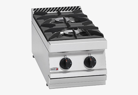 Bếp Âu 2 bếp không có lò nướng dùng gas