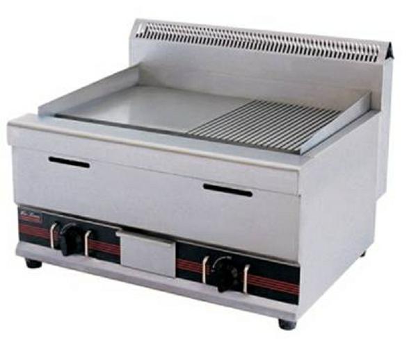 Bếp rán nửa phẳng nửa rãnh