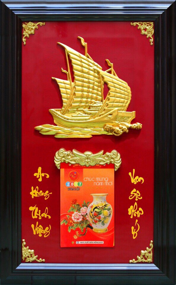 Bìa lịch phù điêu