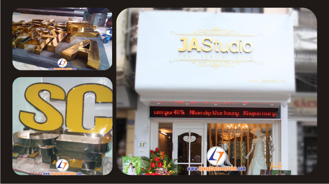 Biển hiệu Studio áo cưới