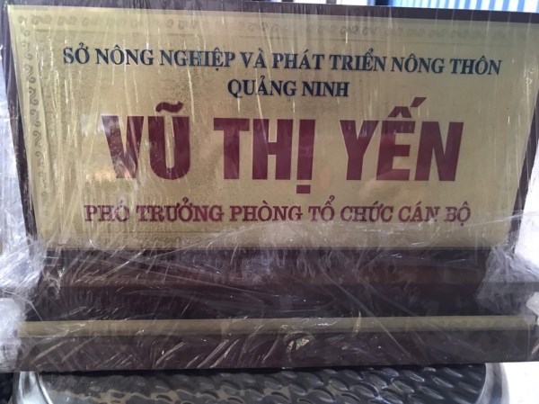 Bảng, biển phòng, ban