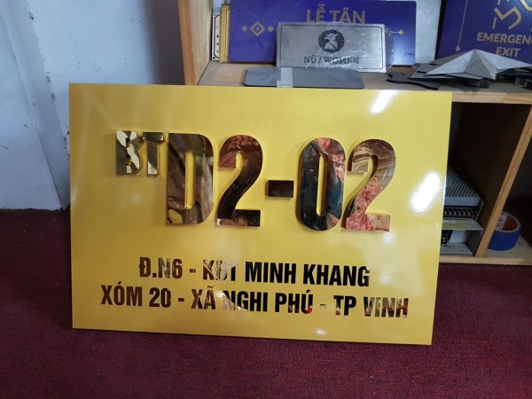 Bảng, biển phòng, ban