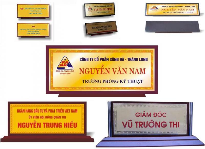 Biển phòng ban chức danh
