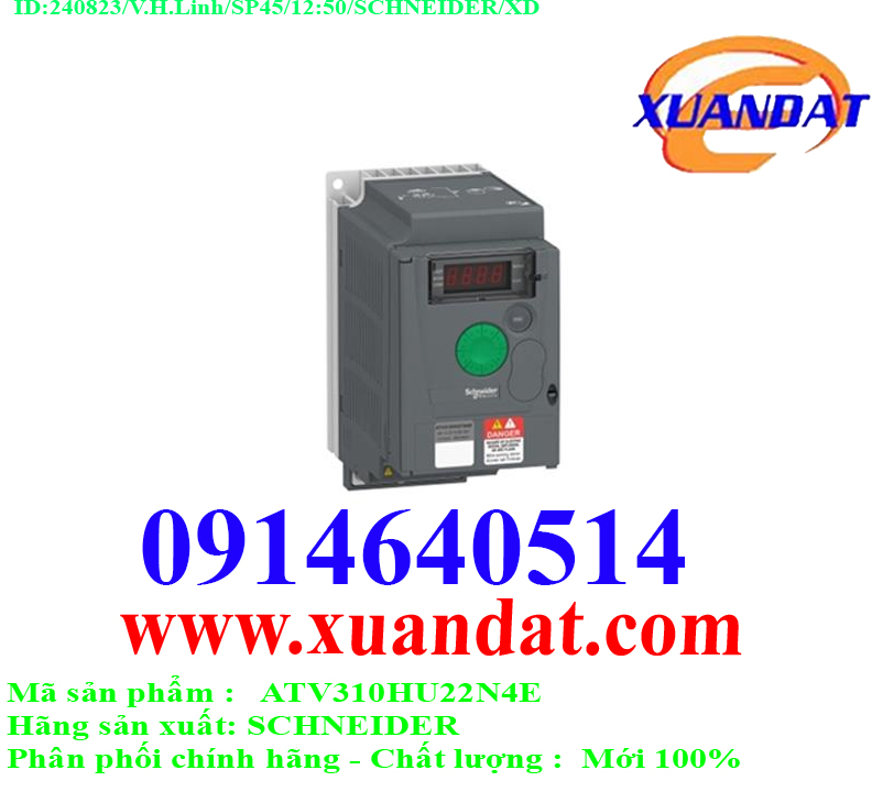 Biến tần Schneider ATV310HU22N4E