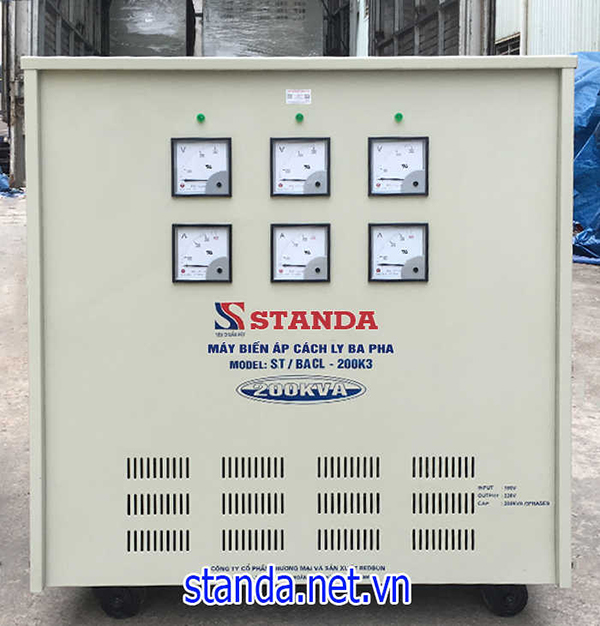 Biến áp cách ly 200KVA 3 pha
