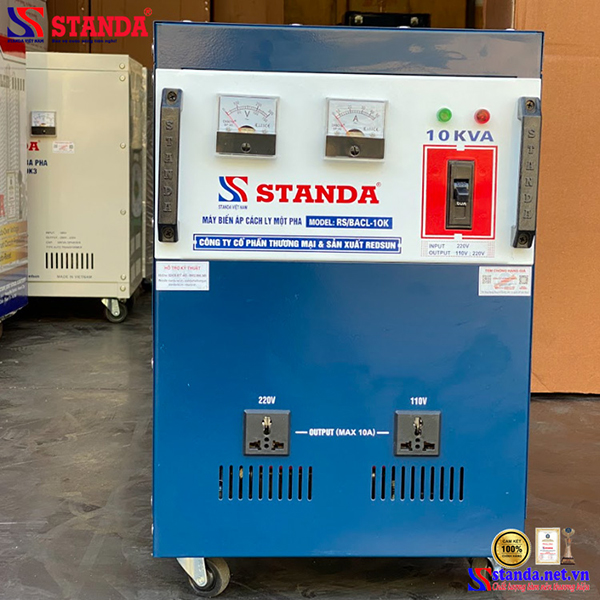 Biến áp cách ly Standa 10KVA
