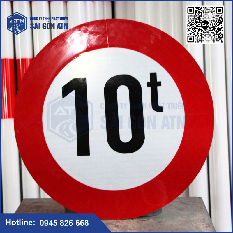Biển báo hạn chế tải trọng toàn bộ xe