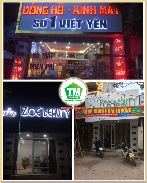 Biển hiệu cửa hàng kính mắt