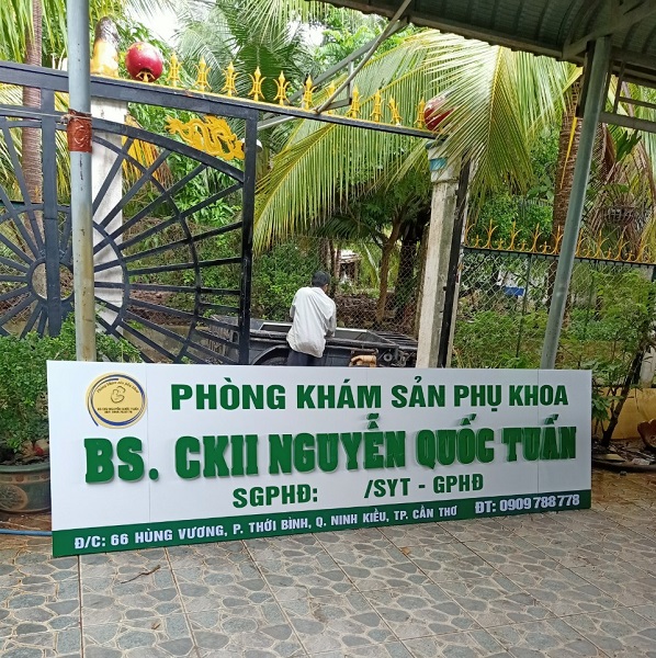 Biển quảng cáo chữ nổi