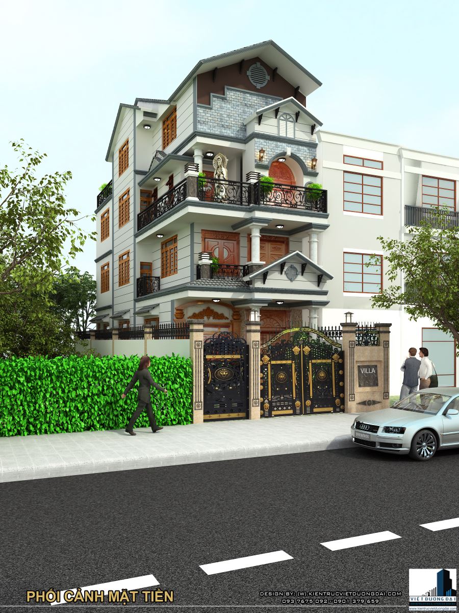 Thiết kế, thi công biệt thự