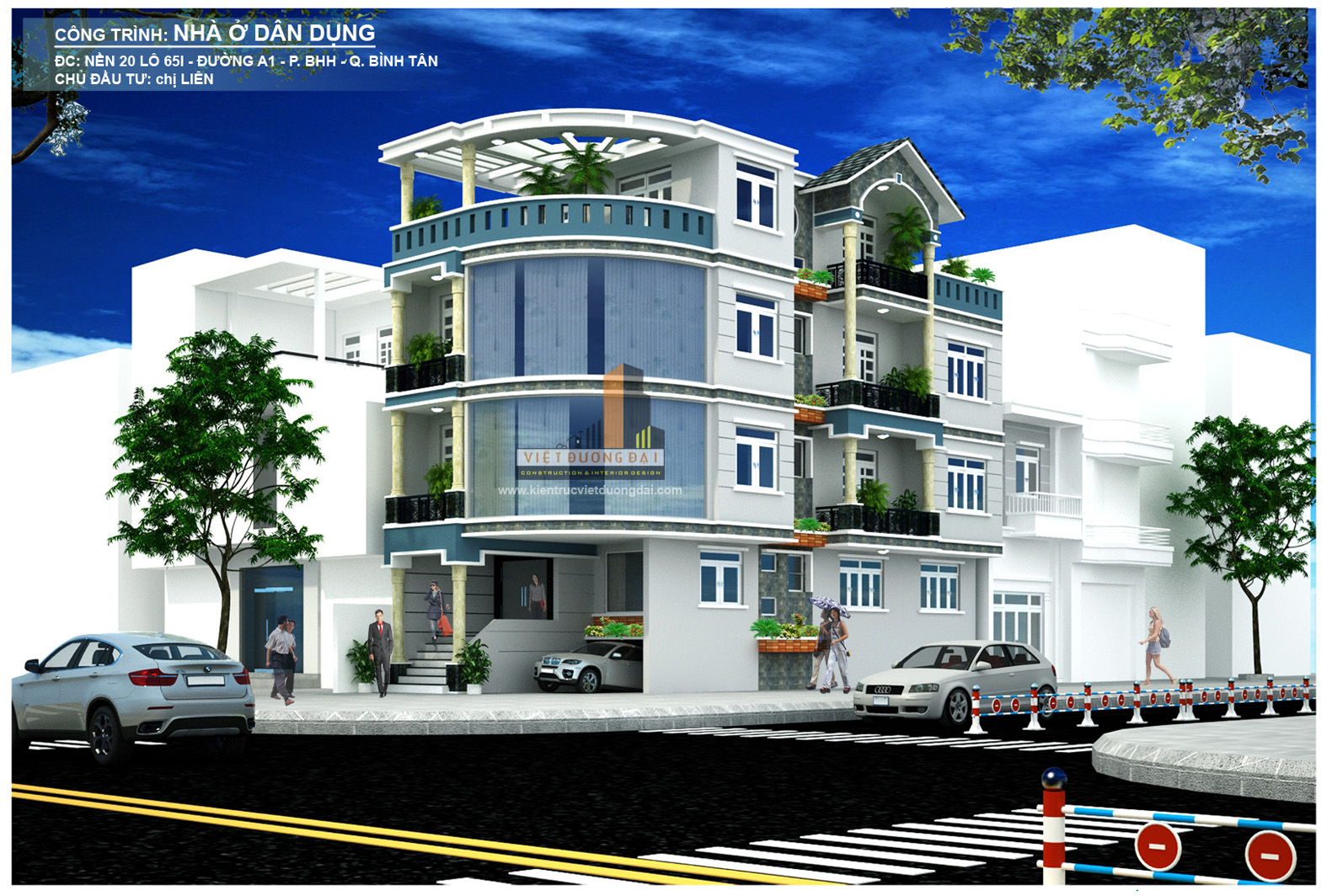Thiết kế, thi công biệt thự