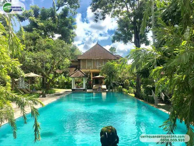 Thi công biệt thự sân vườn