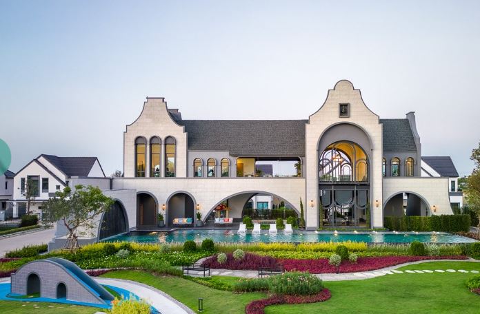 Thi công biệt thự sân vườn