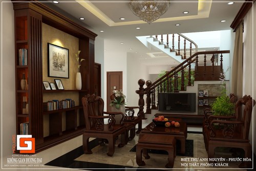 Nội thất biệt thự bán cổ điển