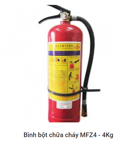 Bình chữa cháy MFZ4