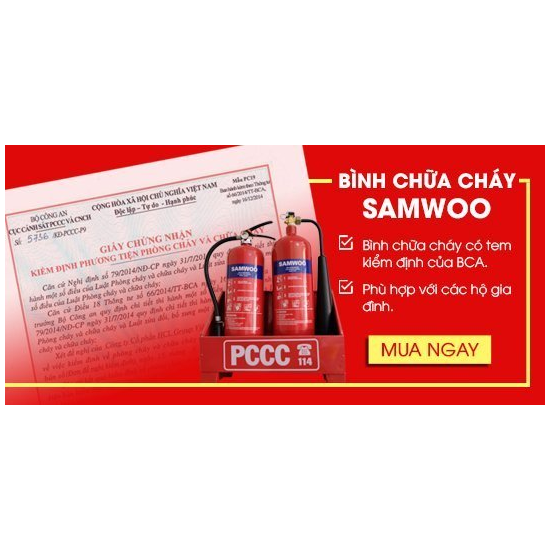 Bình chữa cháy Samwoo