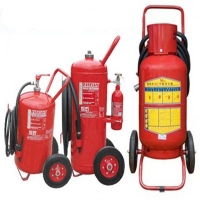 Bình bột chữa cháy dạng xe đẩy