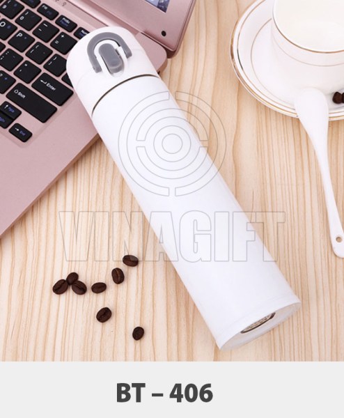 Bình inox giữ nhiệt nắp gài