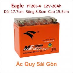 Bình ắc quy Toplite gel Eagle 12V 20Ah