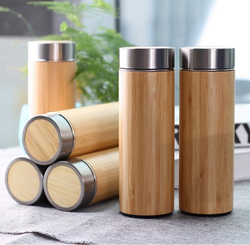 Bình giữ nhiệt bằng tre