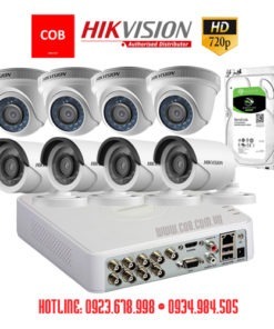 Bộ 8 camera HIKVISION