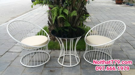 Bộ bàn ghế sắt mĩ nghệ