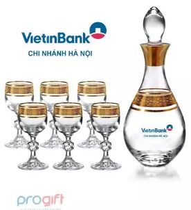 Bộ bình rượu pha lê