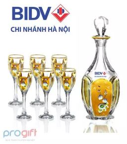 Bộ bình rượu pha lê