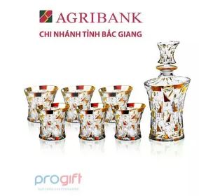 Bộ bình rượu pha lê