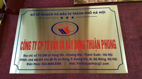 Bộ chữ ngoài công ty