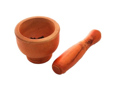 Bộ cối chày gỗ