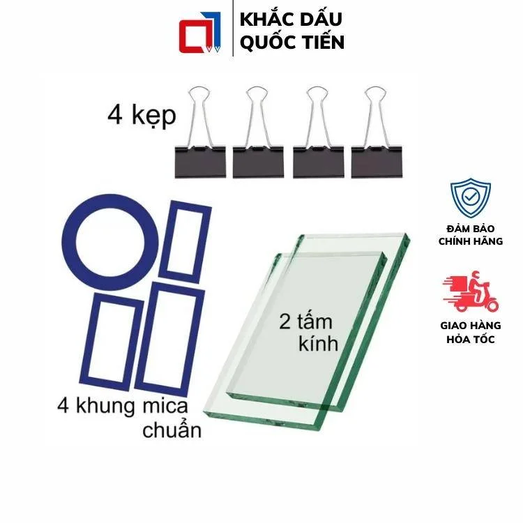 Bộ công cụ làm con dấu trên máy khắc Polymer