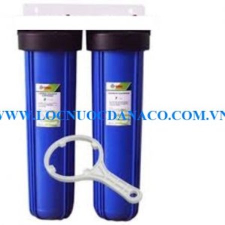 Bộ lọc tổng nước sinh hoạt 2 cốc lọc 20inch