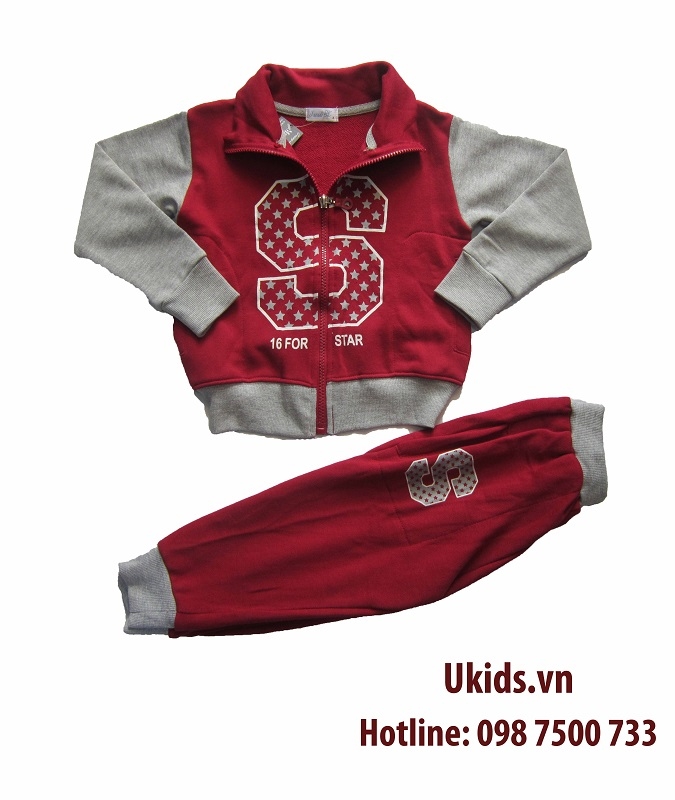 Bộ nỉ kéo khóa