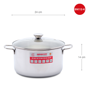Bộ nồi nắp kính