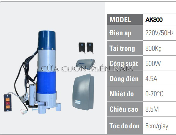 Bộ tời AK800A Austdoor